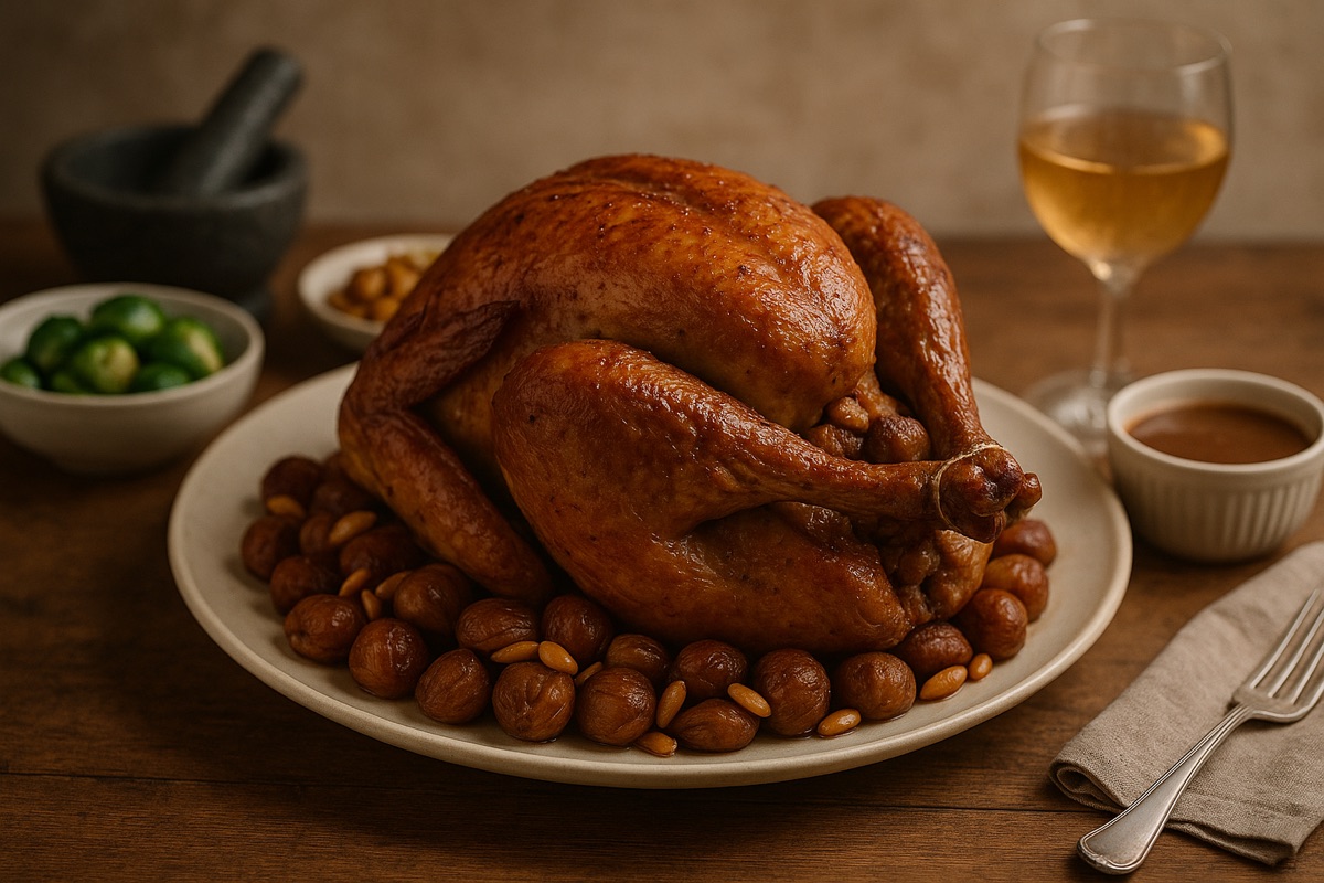 Dinde de Noël sans gluten & sans lactose